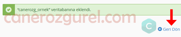 eklendi