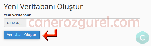 veritabaniolustur