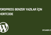 WordPress Benzer Yazılar İçin Shortcode