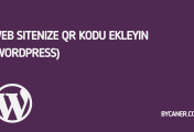 Web Sitenize QR Kodu Ekleyin (WordPress)