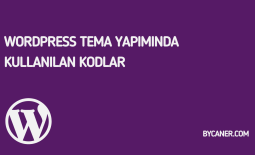 WordPress Tema Yapımında Kullanılan Kodlar