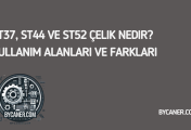 ST37, ST44 ve ST52 Çelik Nedir? Kullanım Alanları ve Farkları