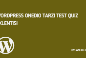 WordPress Onedio Tarzı Test Quiz Eklentisi