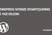 WordPress Sitenize Ziyaretçileriniz de Yazı Eklesin