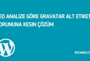 Seo Analize Göre Gravatar Alt Etiket Sorununa Kesin Çözüm