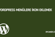 WordPress Menülere İkon Eklemek