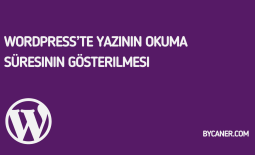 WordPress’te Yazının Okuma Süresinin Gösterilmesi