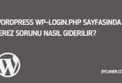 WordPress wp-login.php Sayfasında Çerez Sorunu Nasıl Giderilir?