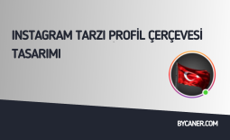 Instagram Tarzı Profil Çerçevesi Tasarımı