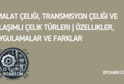 İmalat Çeliği, Transmisyon Çeliği ve Alaşımlı Çelik Türleri | Özellikler, Uygulamalar ve Farklar