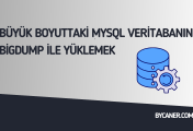 Büyük Boyuttaki Mysql Veritabanını Bigdump İle Yüklemek