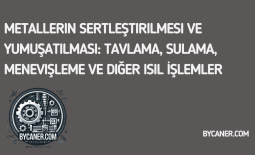 Metallerin Sertleştirilmesi ve Yumuşatılması: Tavlama, Sulama, Menevişleme ve Diğer Isıl İşlemler