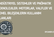 Endüstriyel Sistemler ve Pnömatik Teknolojiler: Motorlar, Valfler ve Temel Bileşenlerin Kullanım Alanları
