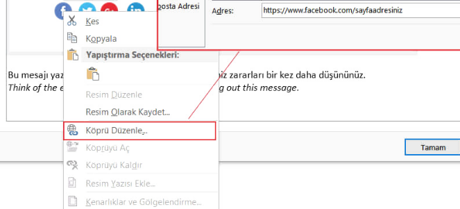 İmza Düzenleme Görüntüsü