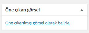 WordPress otomatik öne çıkan görsel
